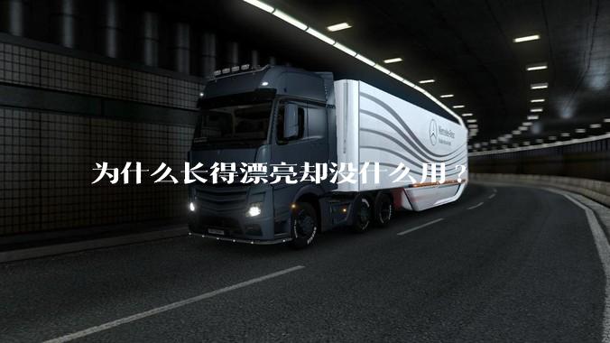 为什么长得漂亮却没什么用?